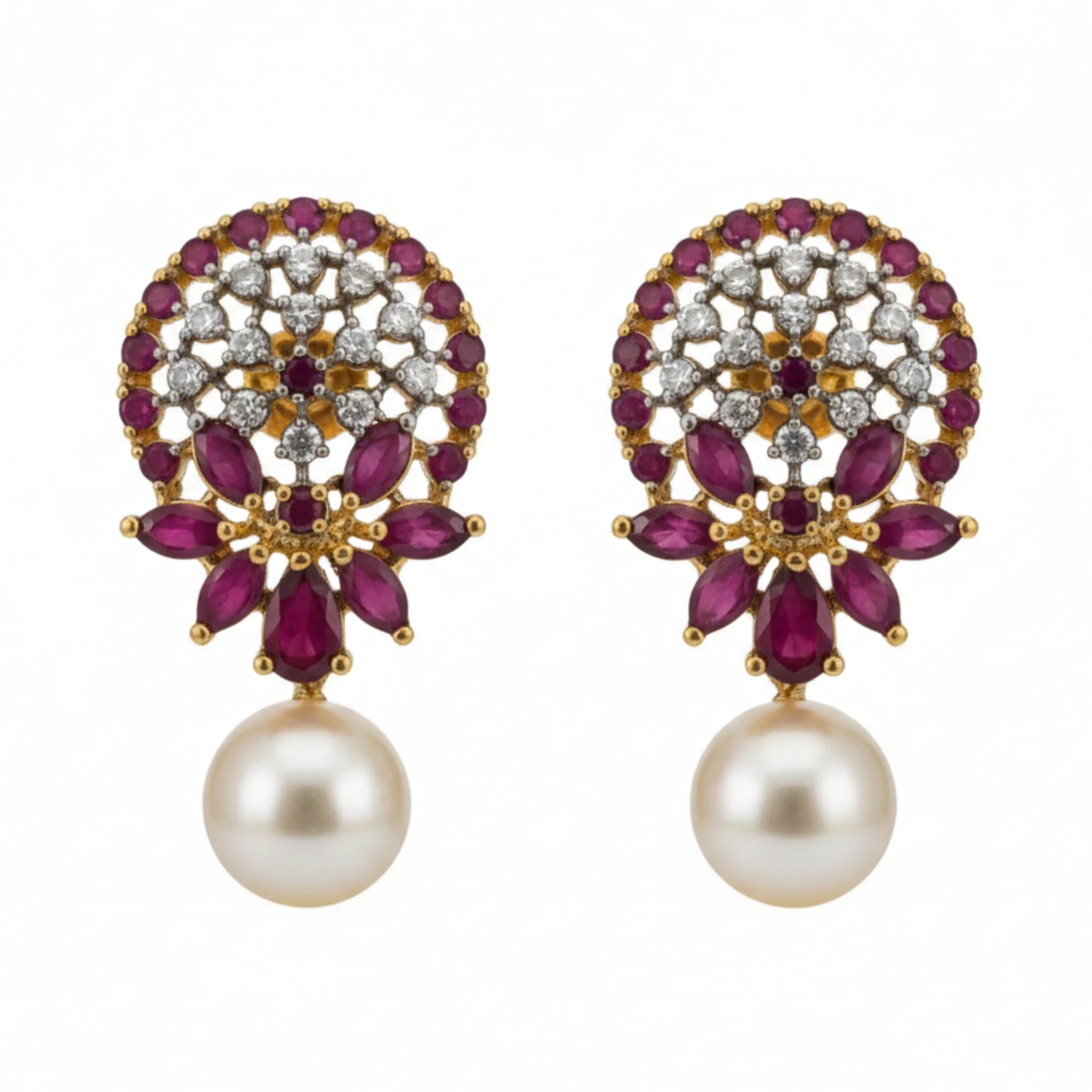 Azure Mosaic Drop Earrings - Jewel by JF