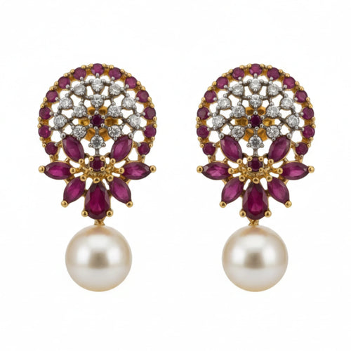 Azure Mosaic Drop Earrings - Jewel by JF