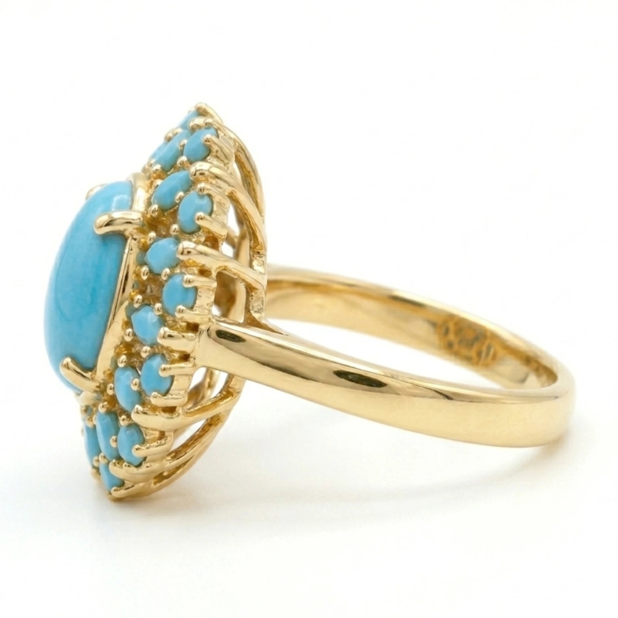 Azure Sunburst Statement Ring - Jewel by JF