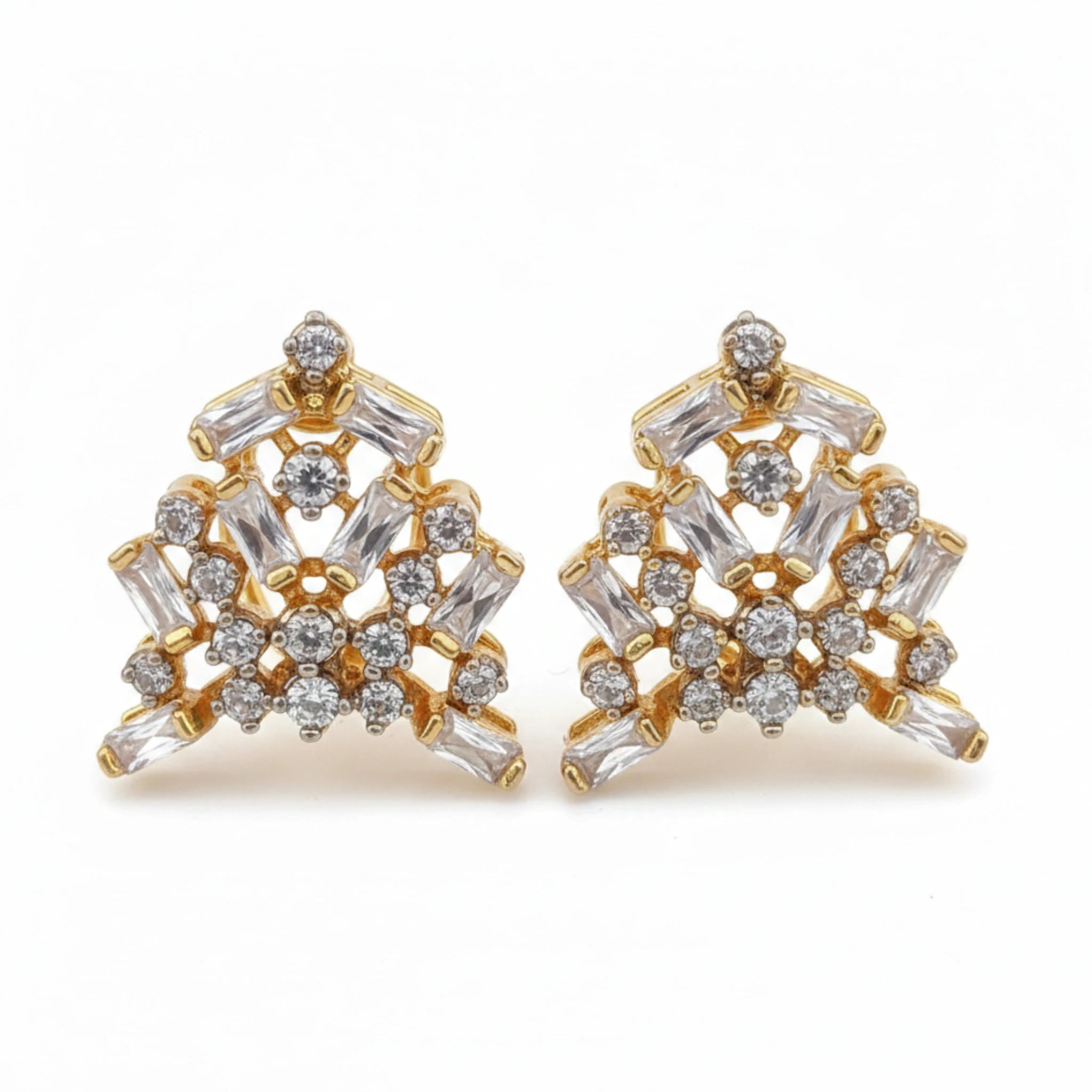 Celestial Crown Stud Earrings - Jewel by JF