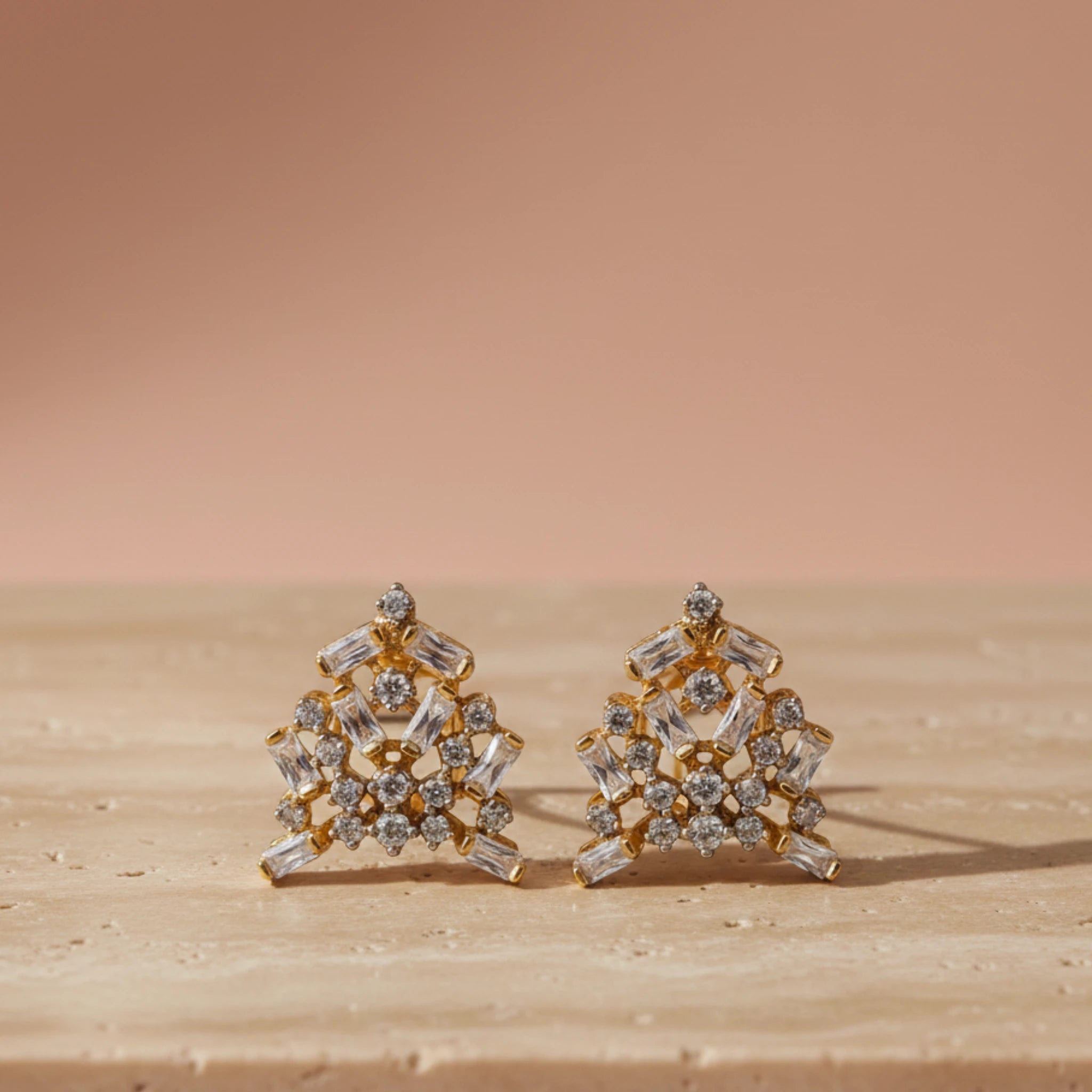 Celestial Crown Stud Earrings - Jewel by JF