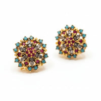 Floral Stud Earrings - Jewel by JF
