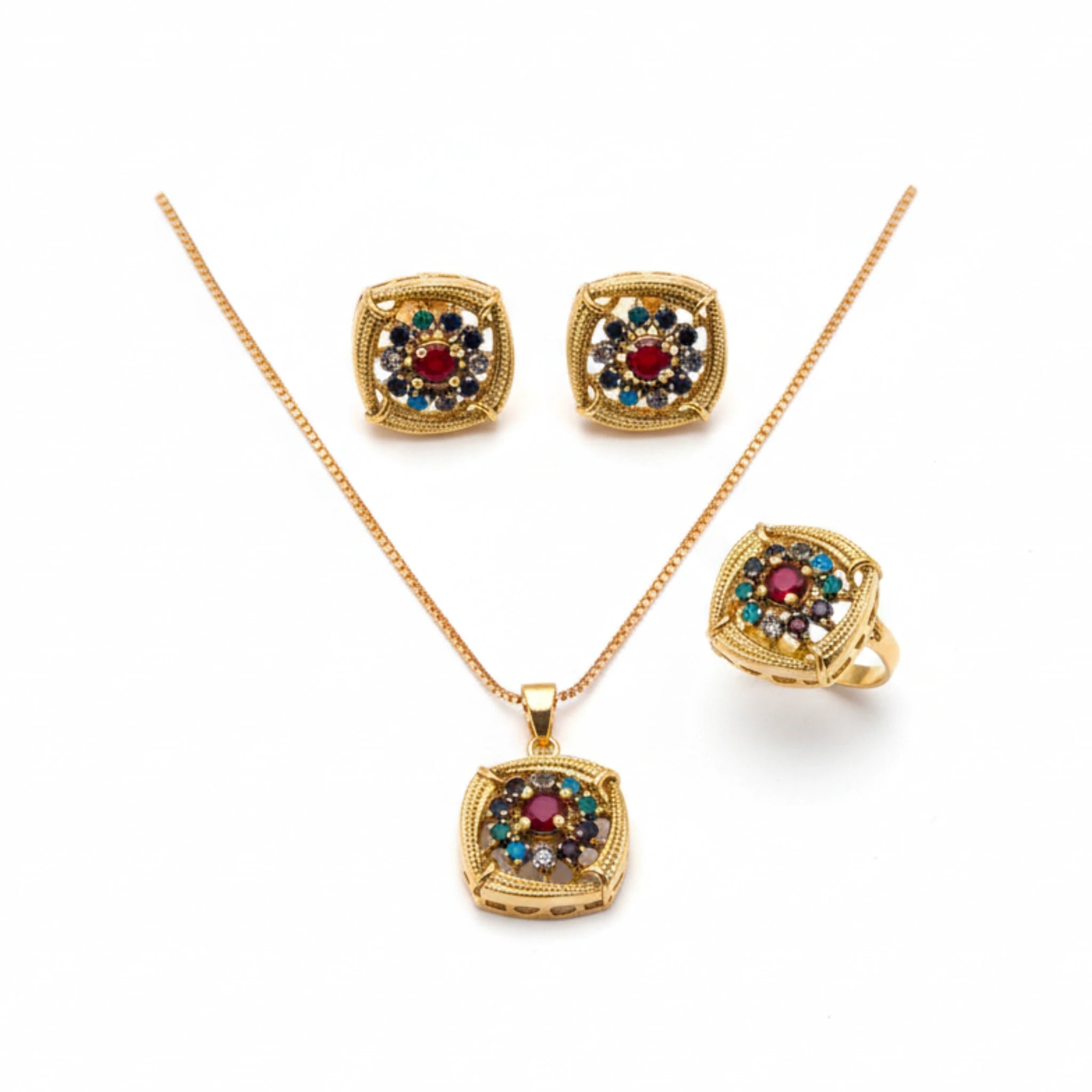 Heirloom Mosaic Jewellery Set - Jewel by JF