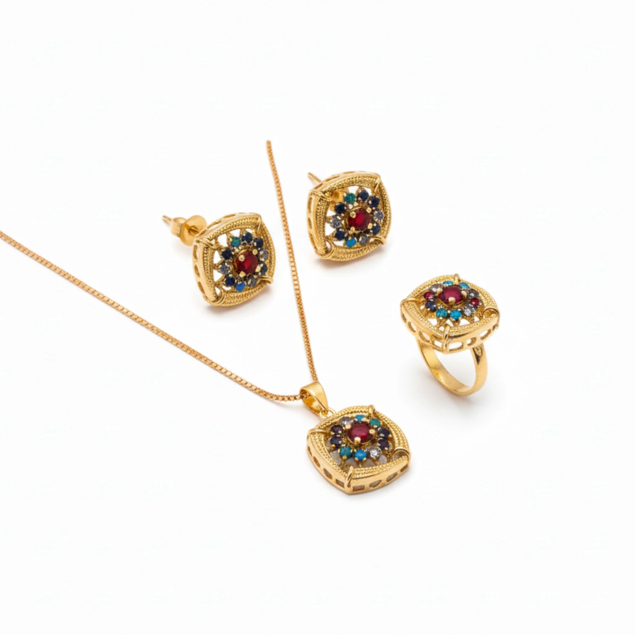 Heirloom Mosaic Jewellery Set - Jewel by JF