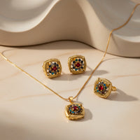 Heirloom Mosaic Jewellery Set - Jewel by JF