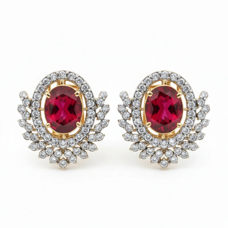Imperial Crest Earrings - Jewel by JF