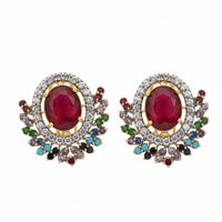 Imperial Crest Earrings - Jewel by JF