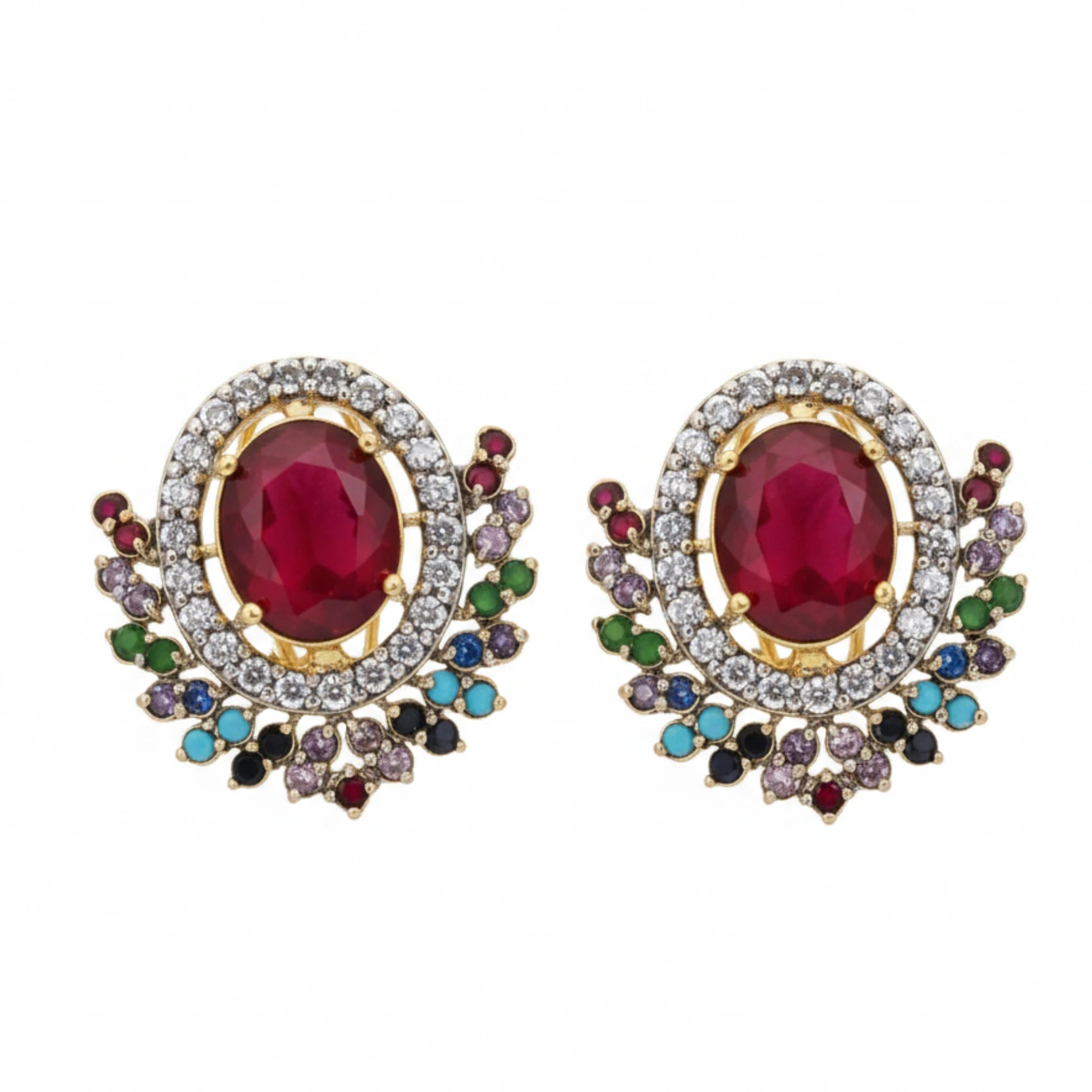 Imperial Crest Earrings - Jewel by JF