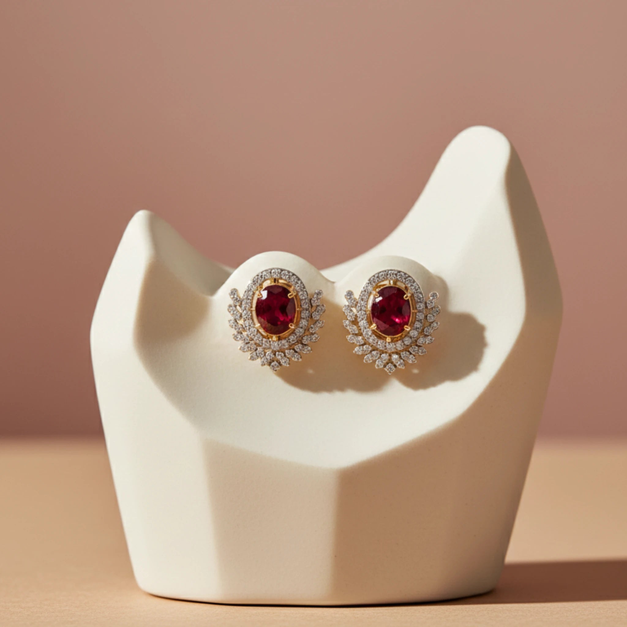 Imperial Crest Earrings - Jewel by JF