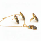 Kaleidoscope Pineapple Jewellery Set - Jewel by JF
