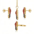 Kaleidoscope Pineapple Jewellery Set - Jewel by JF