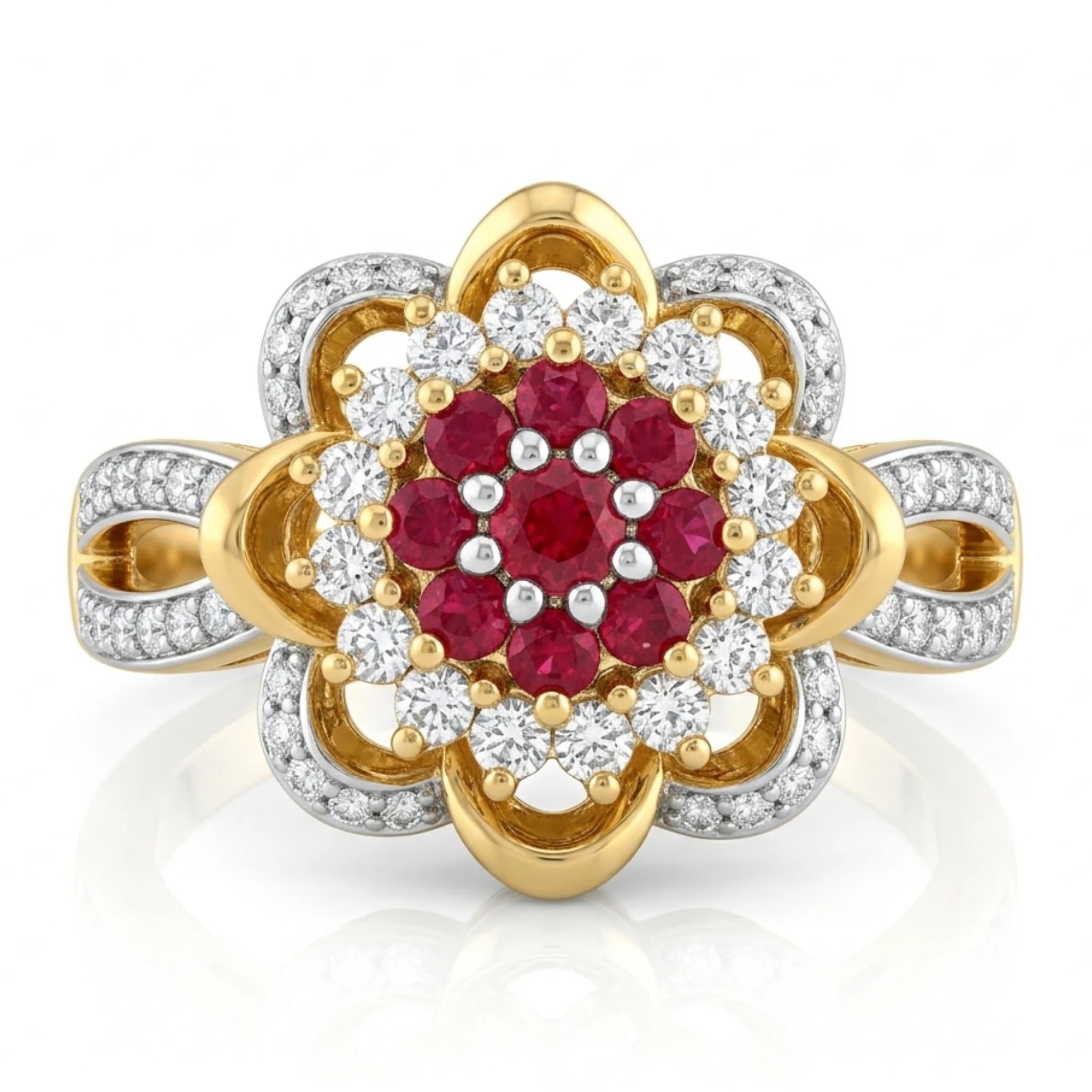Midnight Bloom Statement Ring - Jewel by JF