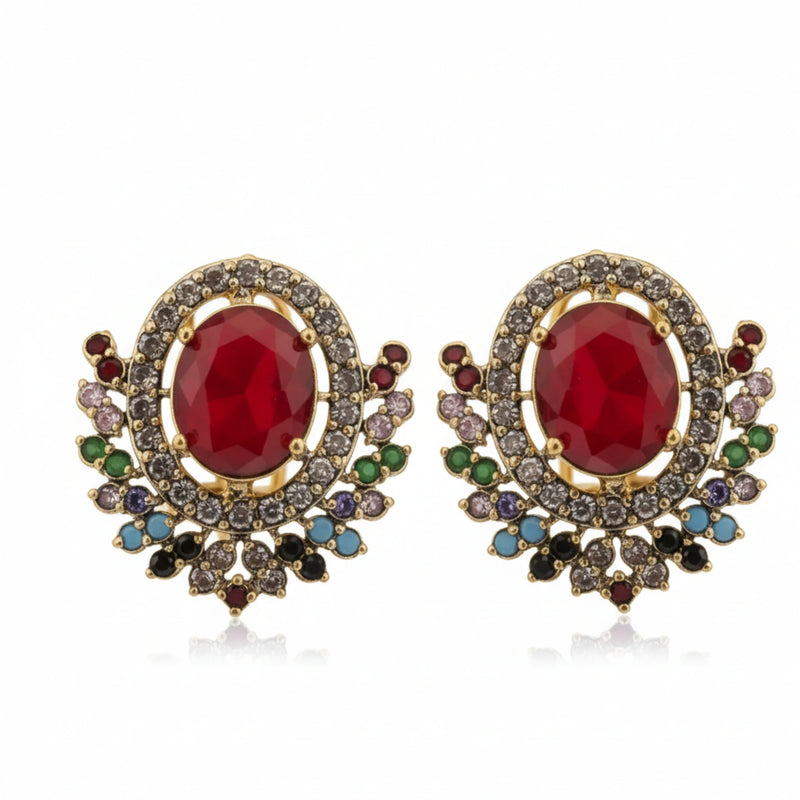 Midnight Bloom Statement Earrings - Jewel by JF