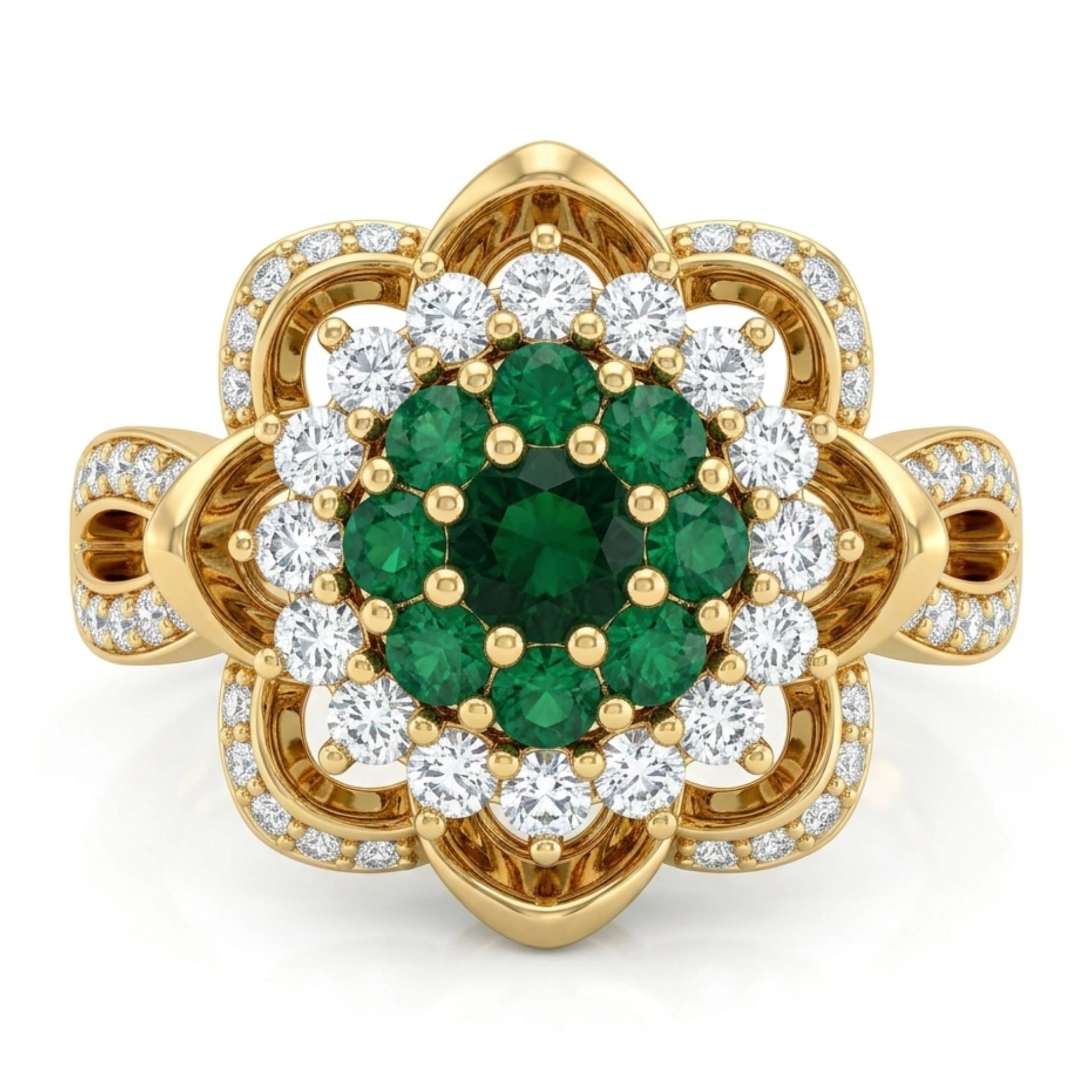 Midnight Bloom Statement Ring - Jewel by JF