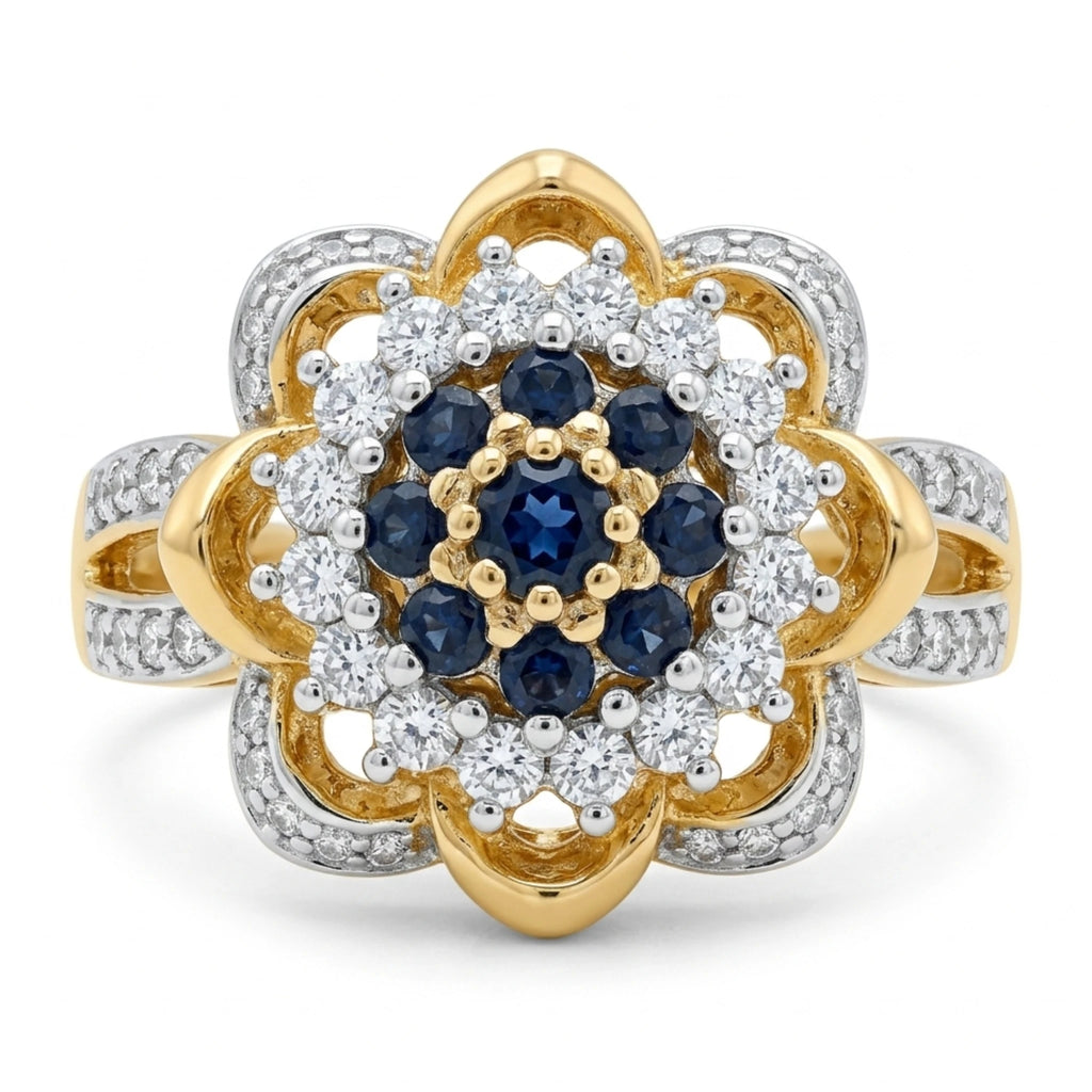Midnight Bloom Statement Ring - Jewel by JF