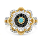 Midnight Bloom Statement Ring - Jewel by JF
