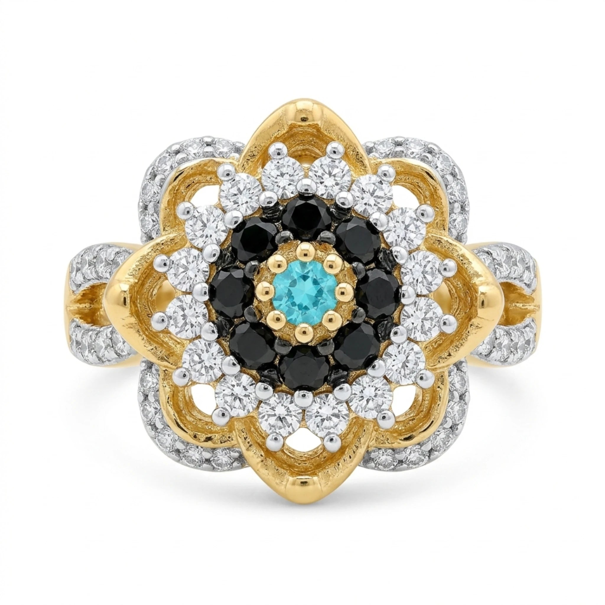 Midnight Bloom Statement Ring - Jewel by JF