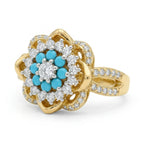Midnight Bloom Statement Ring - Jewel by JF