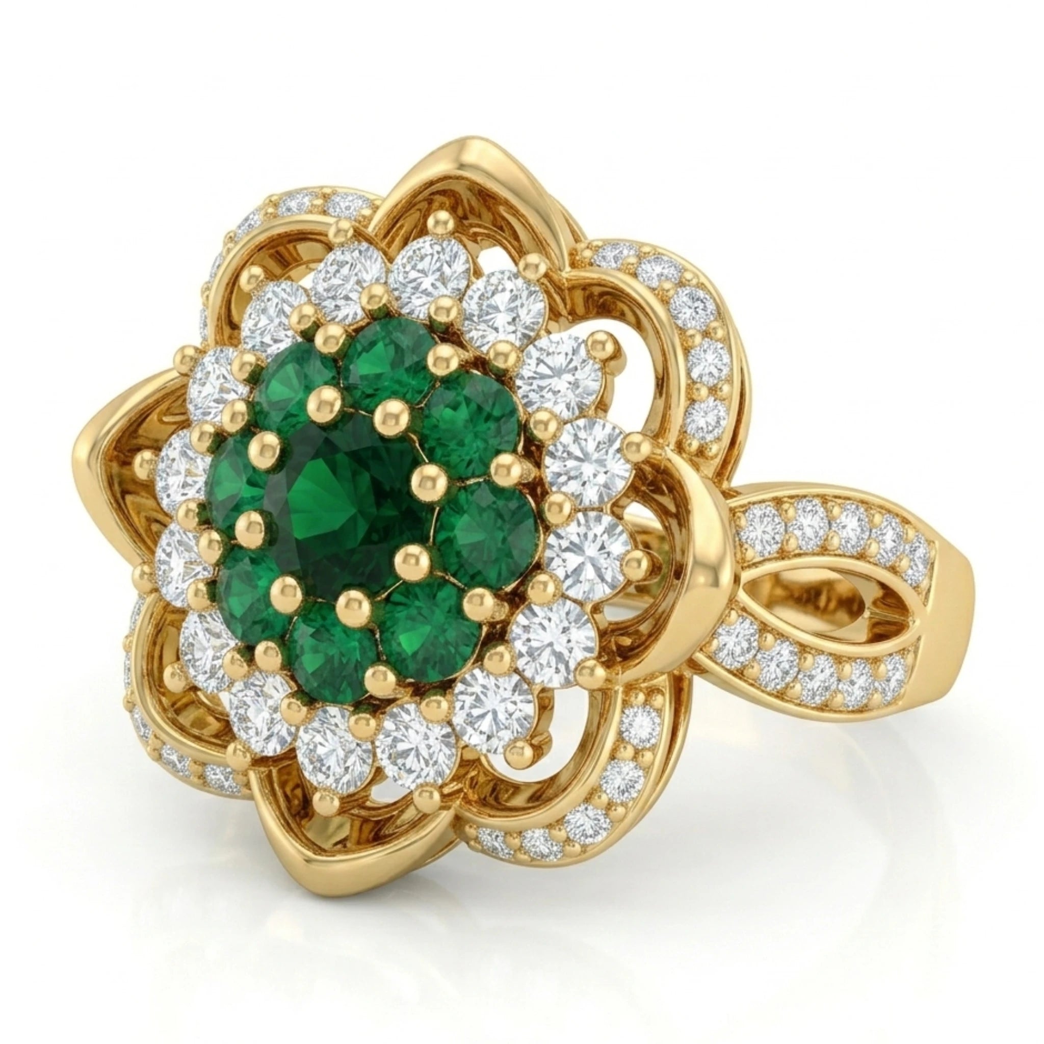 Midnight Bloom Statement Ring - Jewel by JF