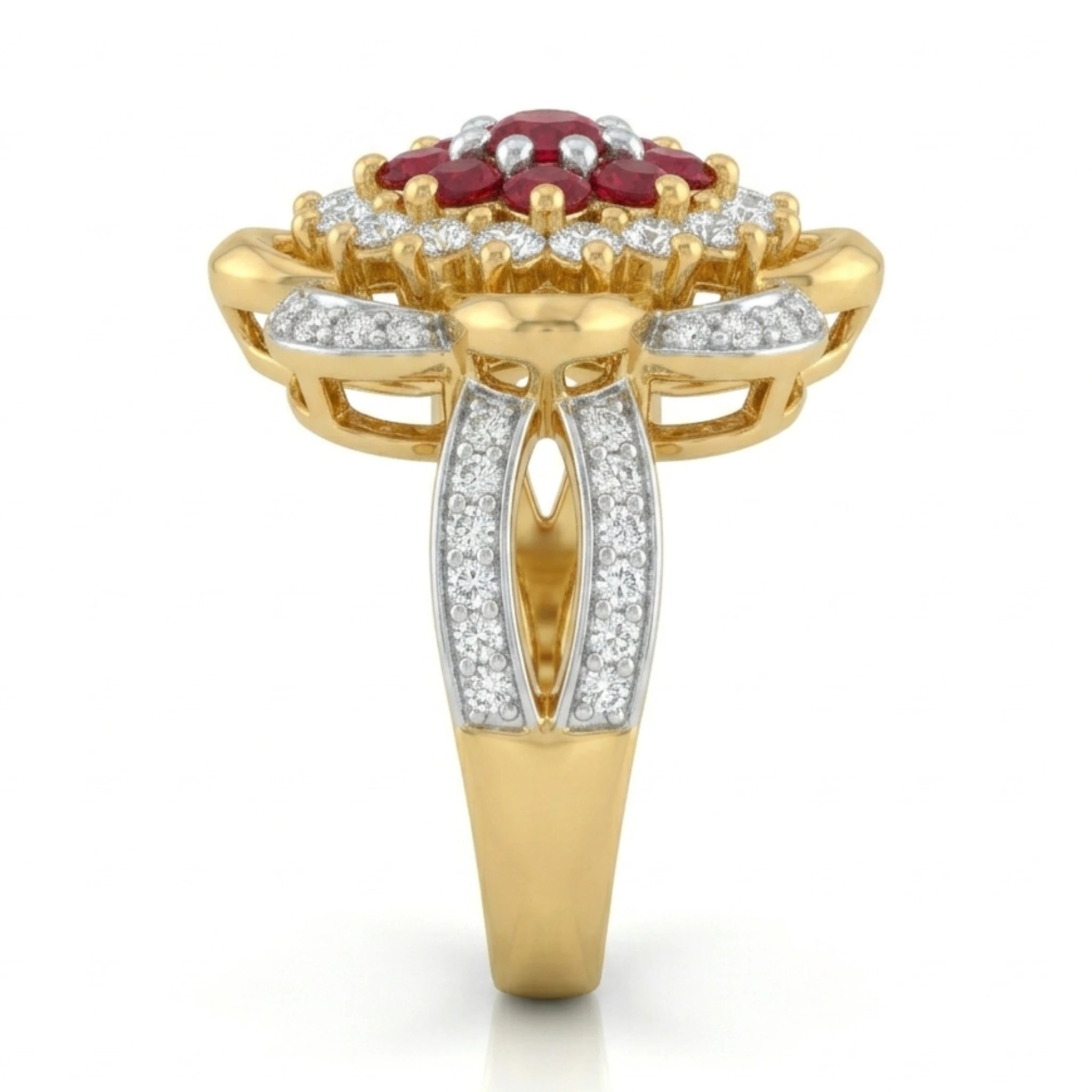 Midnight Bloom Statement Ring - Jewel by JF