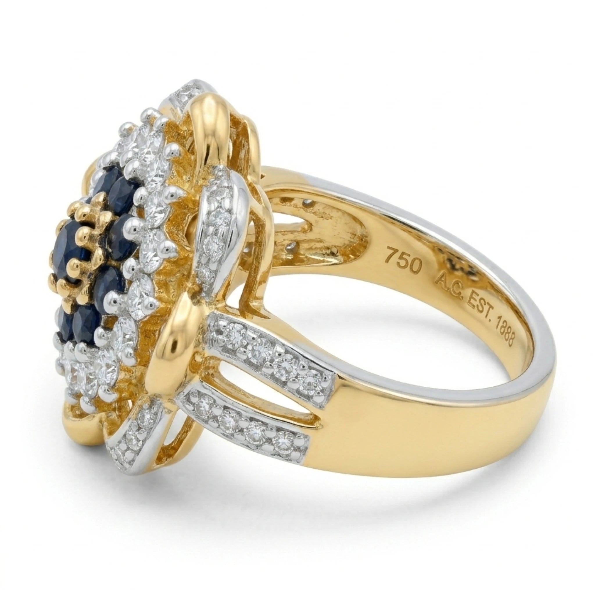 Midnight Bloom Statement Ring - Jewel by JF