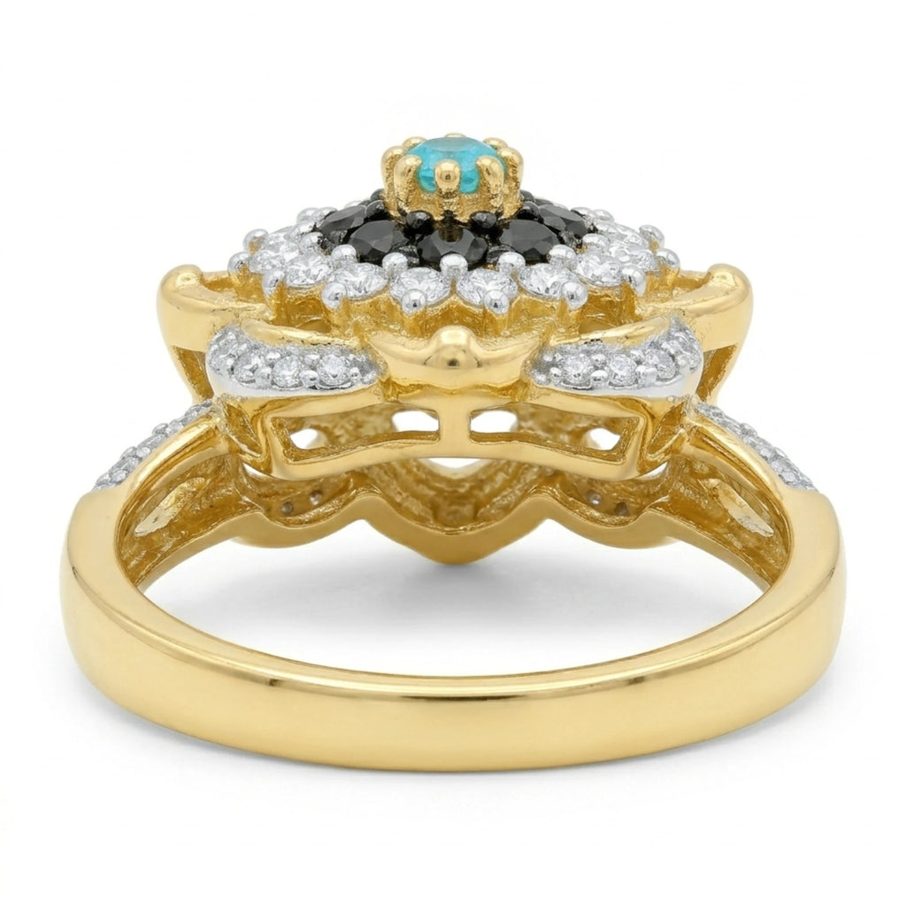 Midnight Bloom Statement Ring - Jewel by JF