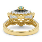 Midnight Bloom Statement Ring - Jewel by JF