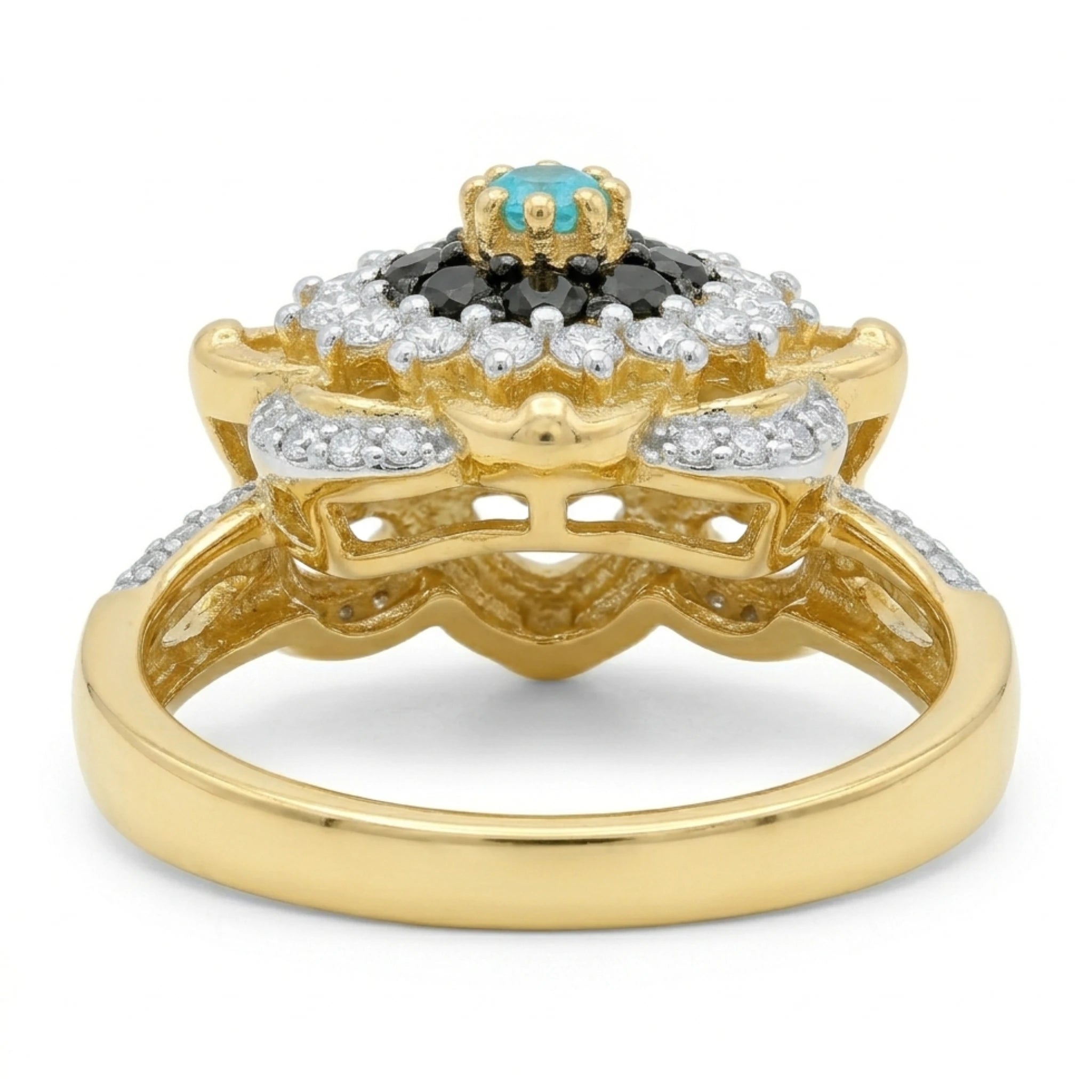 Midnight Bloom Statement Ring - Jewel by JF