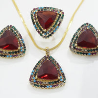 Mosaic Pavilion Jewellery Set - Jewel by JF