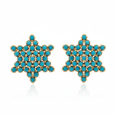 Mosaic Star Earrings - Jewel by JF