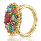 Mosaic Crown Ring - Jewel by JF