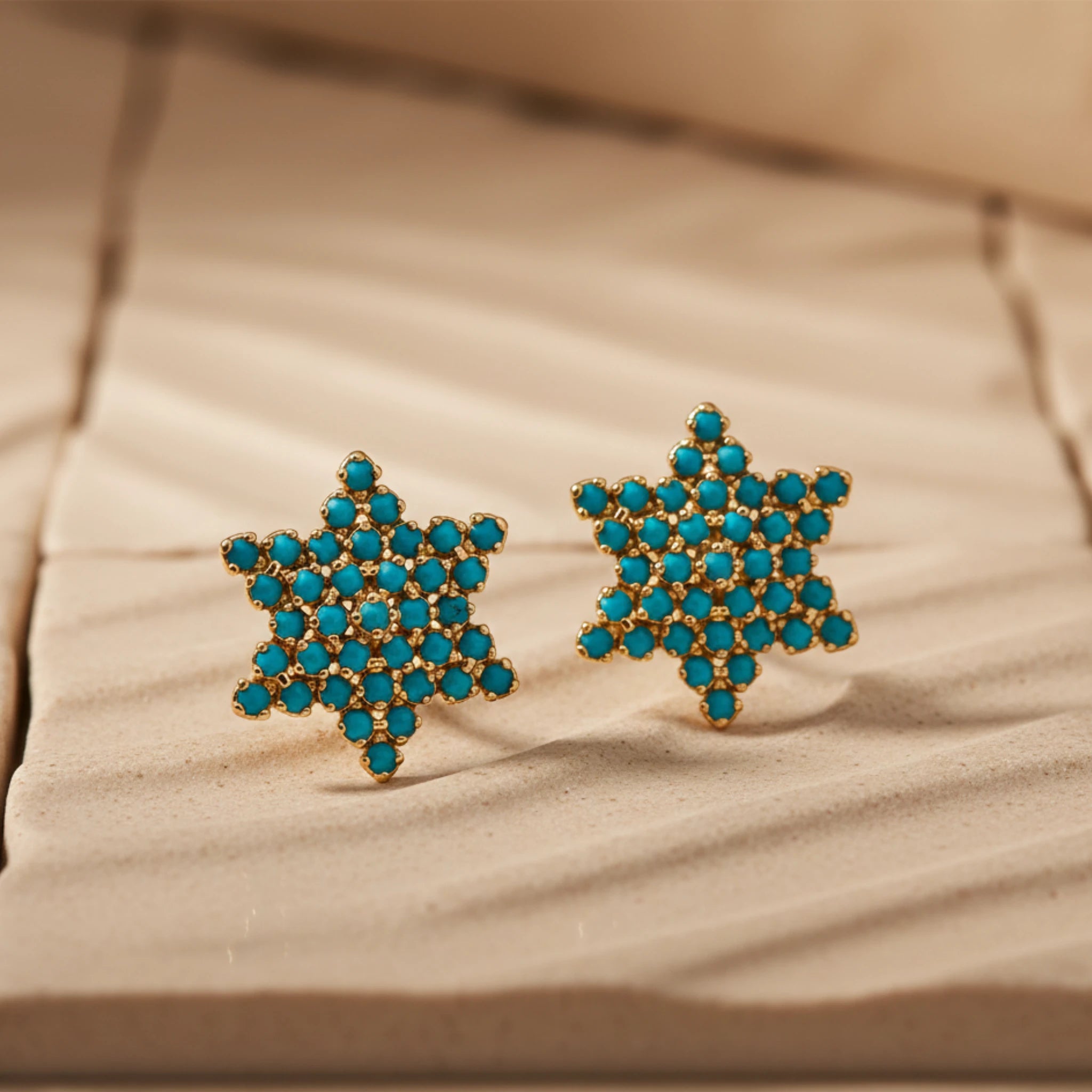 Mosaic Star Earrings - Jewel by JF