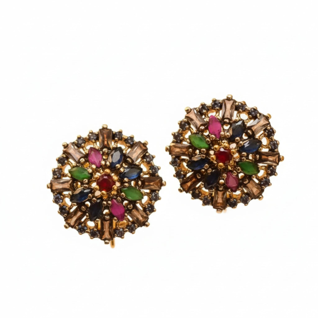 Mosaic Stud Earrings - Jewel by JF