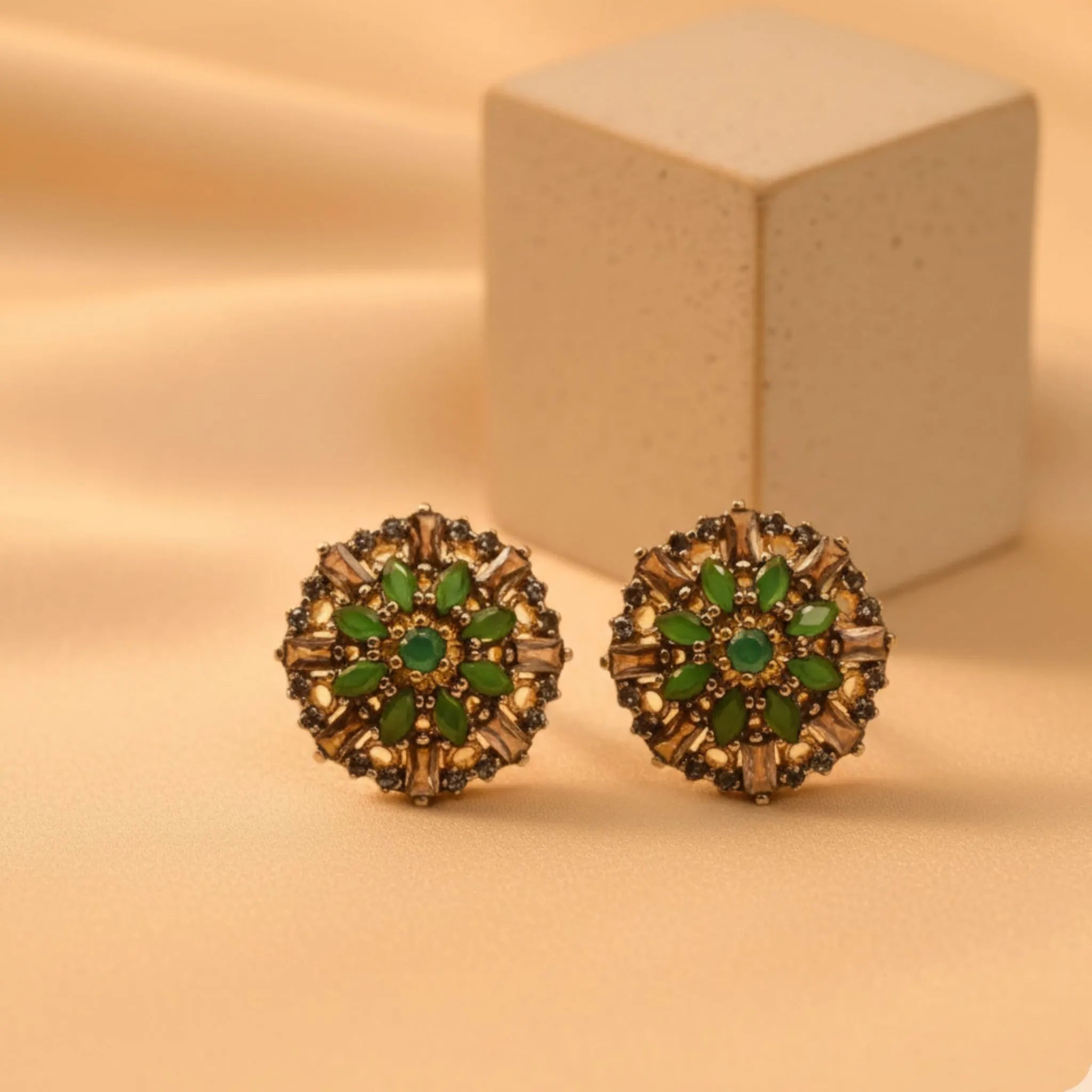 Mosaic Stud Earrings - Jewel by JF