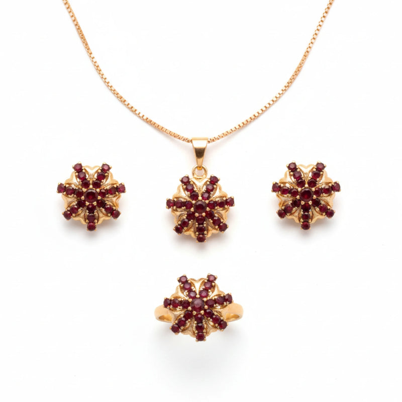 Radiant Floret Jewellery Set - Jewel by JF