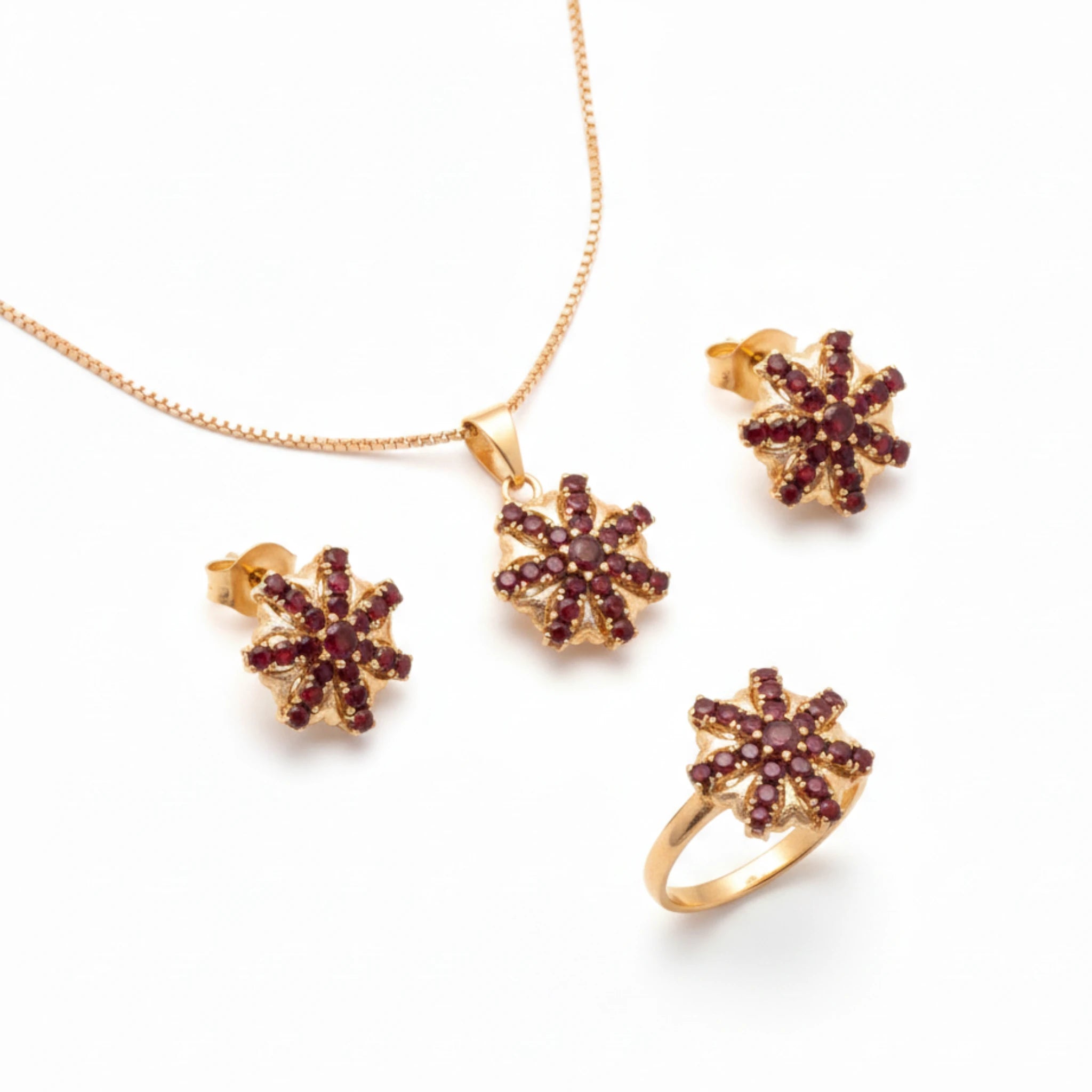 Radiant Floret Jewellery Set - Jewel by JF