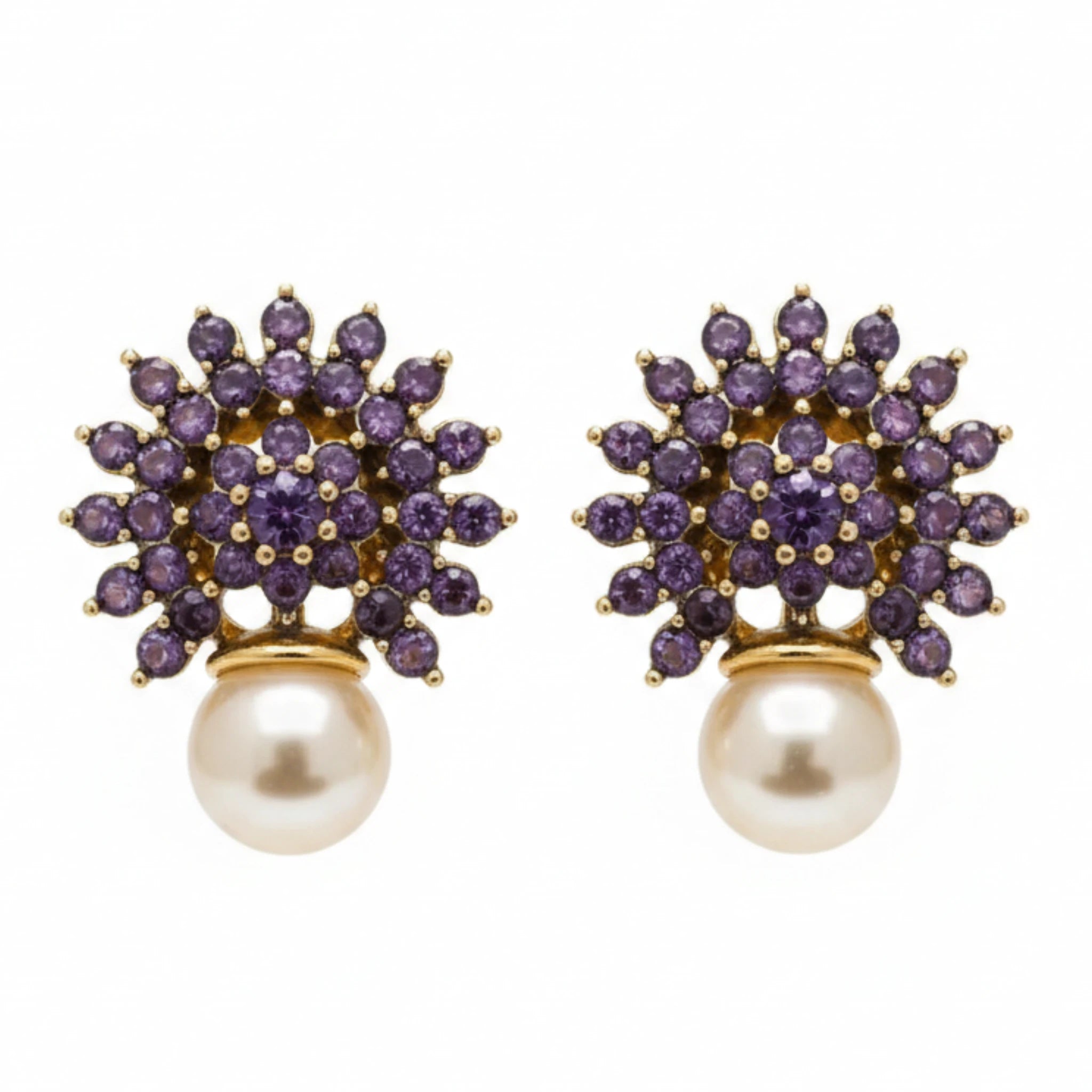 Regal Halo Earrings - Jewel by JF