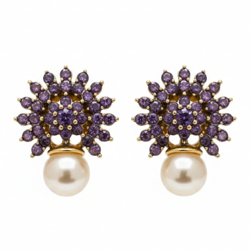 Regal Halo Earrings - Jewel by JF