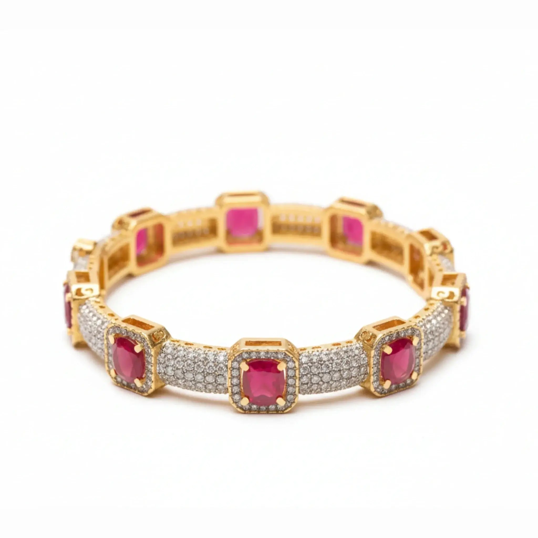 Regal Crimson Bangle - Jewel by JF