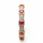 Regal Crimson Bangle - Jewel by JF