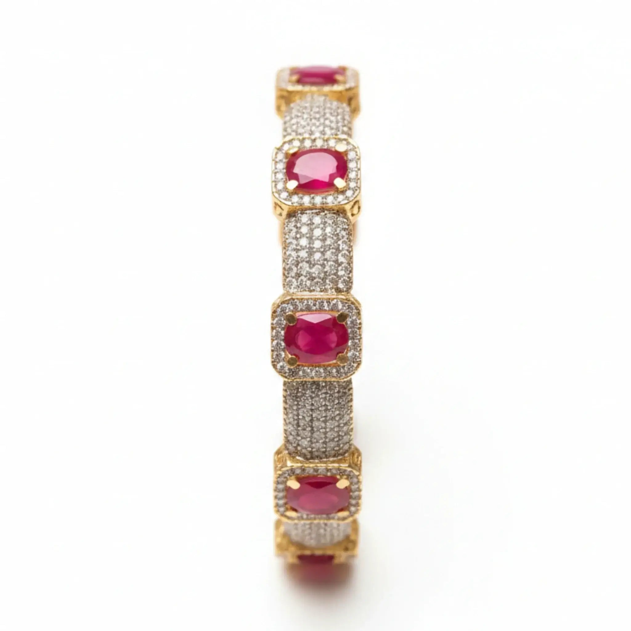 Regal Crimson Bangle - Jewel by JF