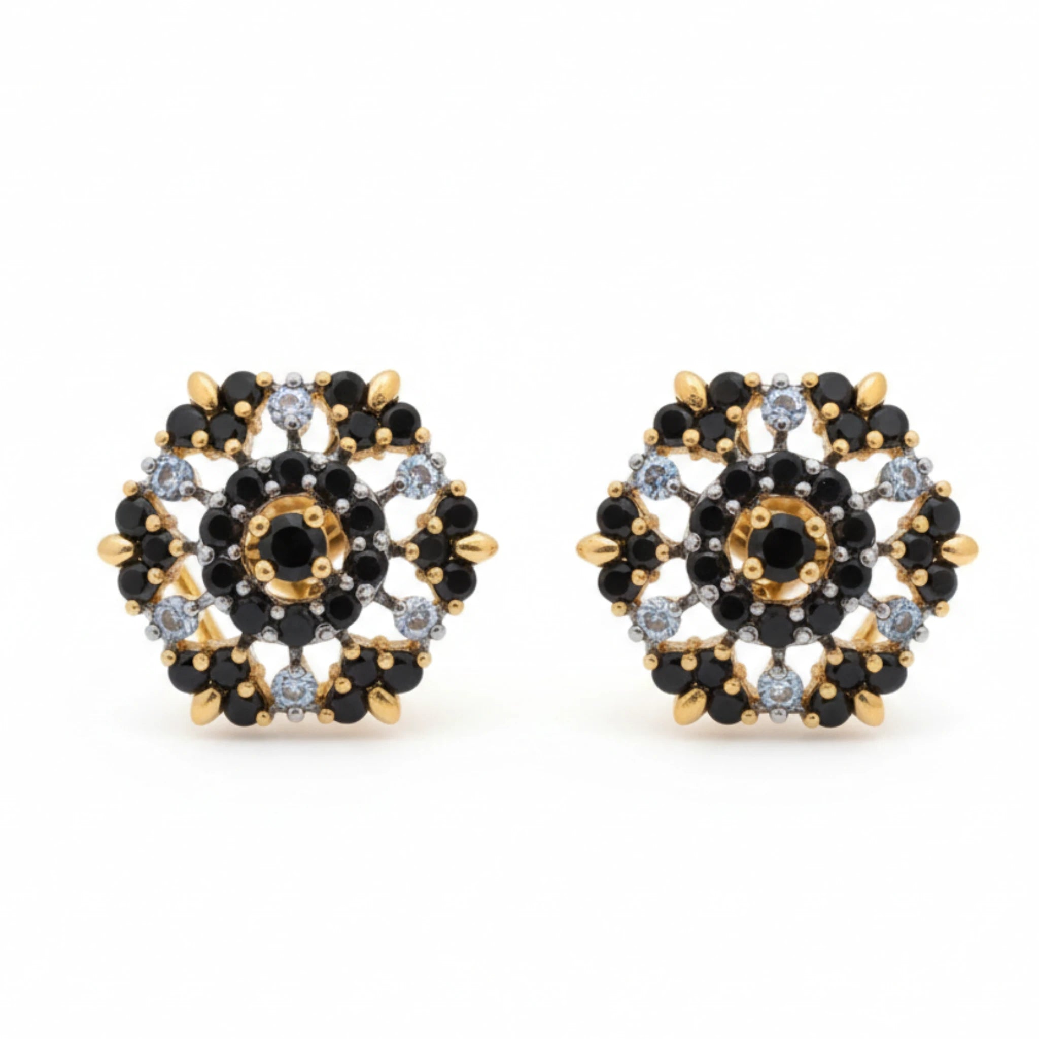 Regal Rosette Earrings - Jewel by JF