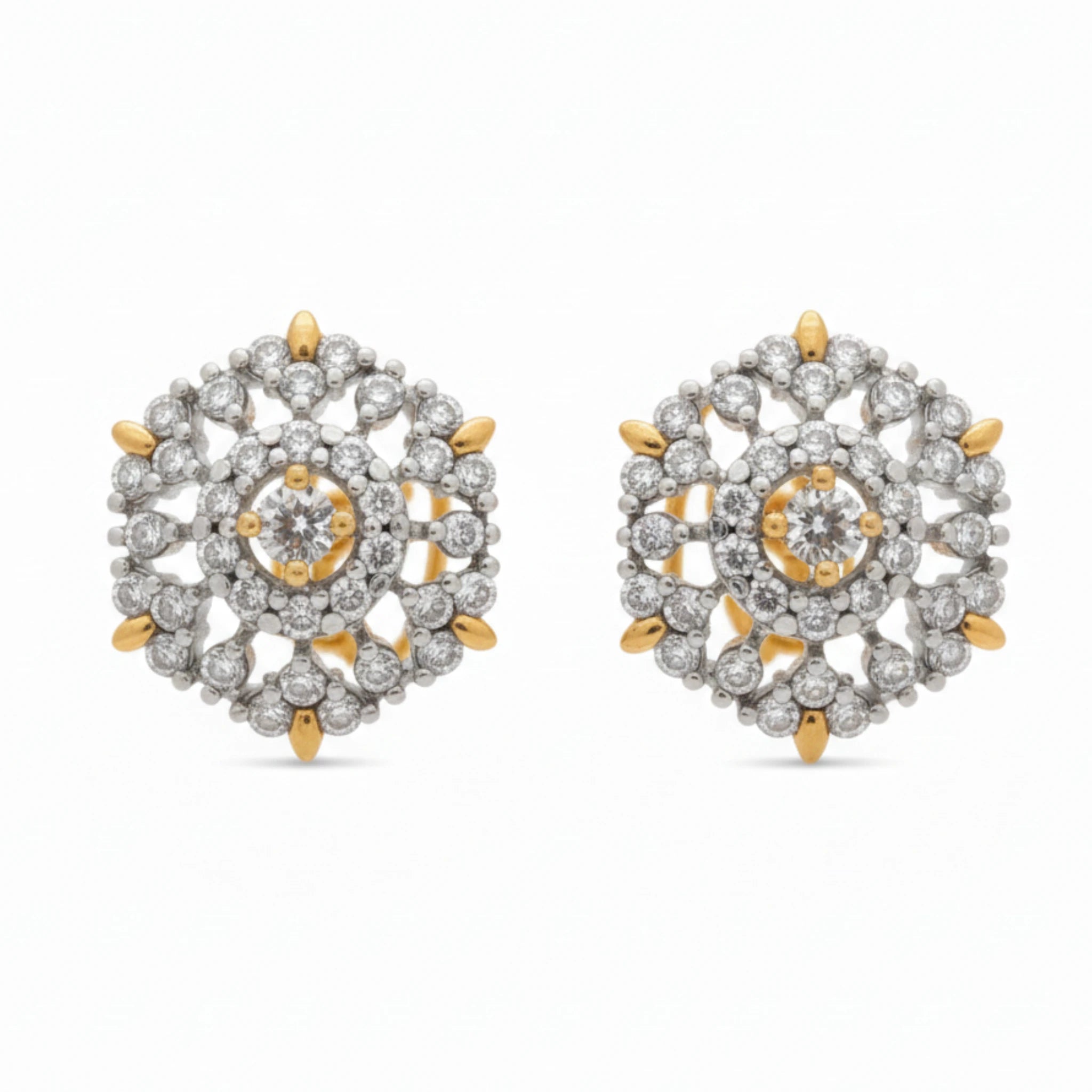 Regal Rosette Earrings - Jewel by JF