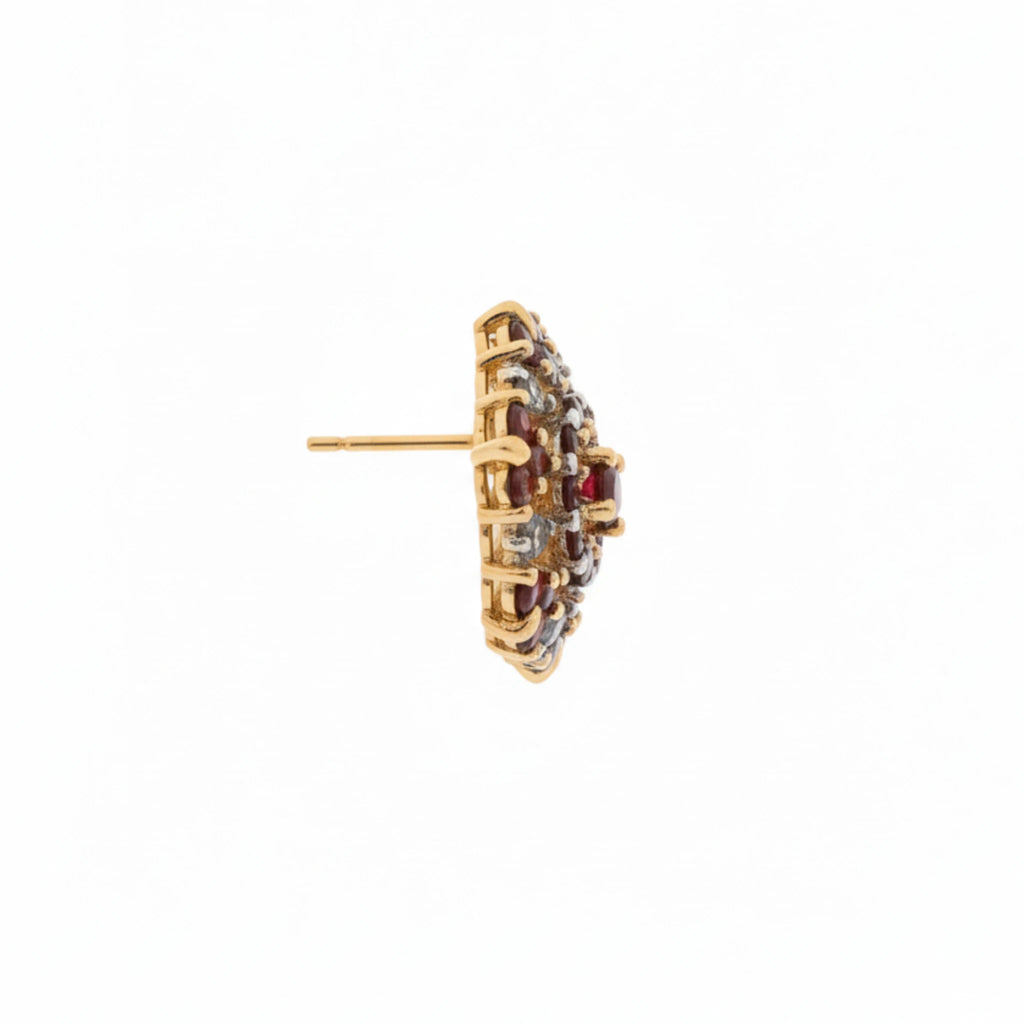 Regal Rosette Earrings - Jewel by JF