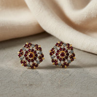 Regal Rosette Earrings - Jewel by JF