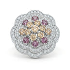 Rose Quartz Bloom Ring - Jewel by JF