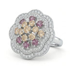 Rose Quartz Bloom Ring - Jewel by JF