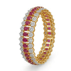 Jewel by JF Royal Honeycomb Statement Bracelet featuring gold honeycomb design and bold chain links.
