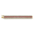 Jewel by JF Royal Honeycomb statement bracelet featuring gold honeycomb design and intricate metalwork on a sleek bracelet.