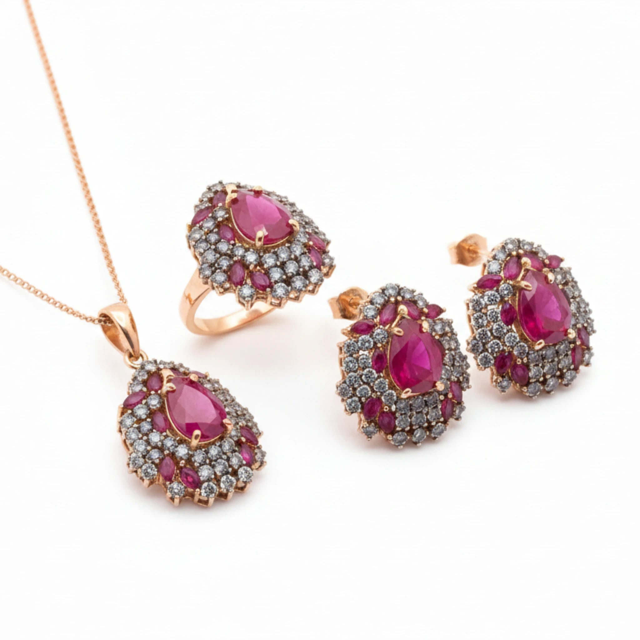 Royal Teardrop Jewellery Set - Jewel by JF